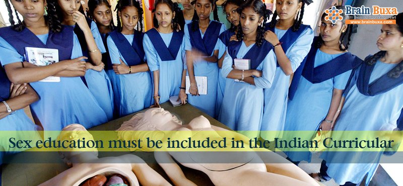 Sex education must be included in the Indian Curricular